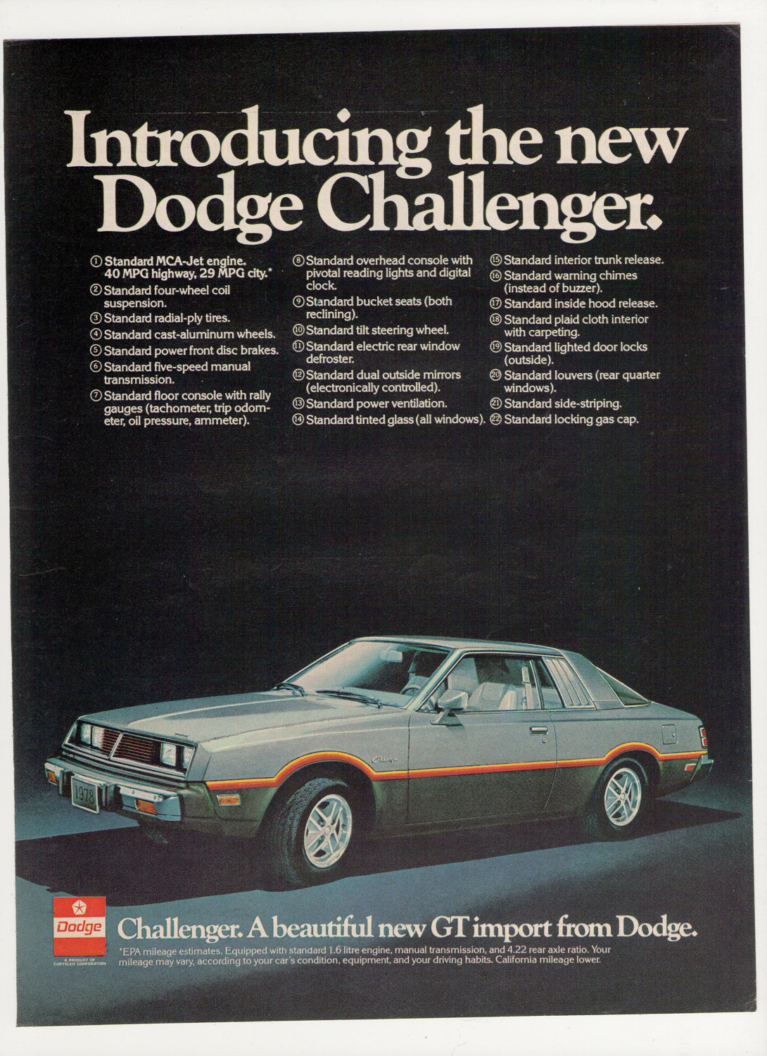 Dodge Challenger 1978 #11