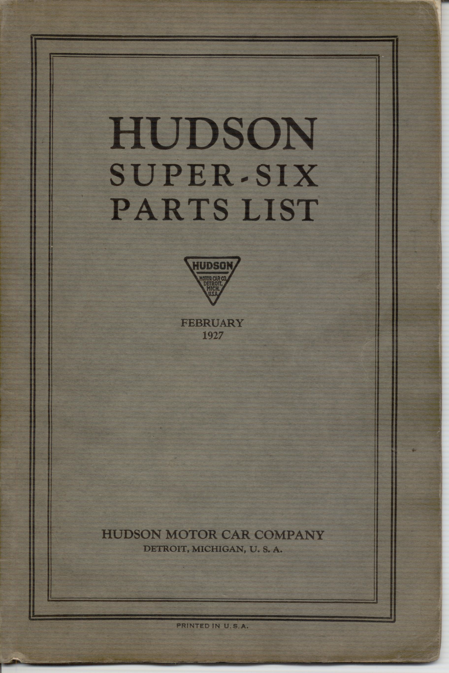 Hudson Challenger Eight #12