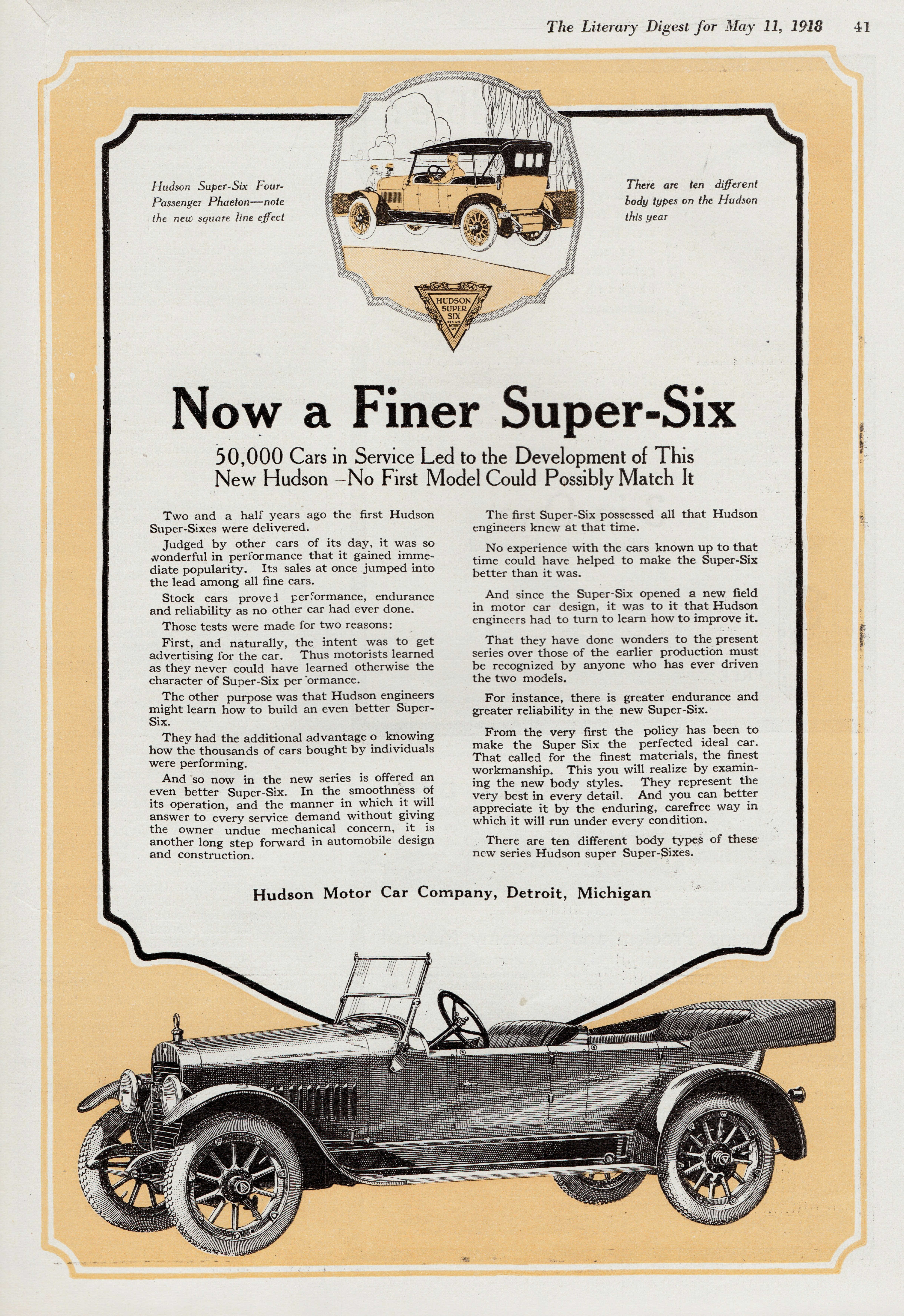 Hudson Super Six 1918 #10