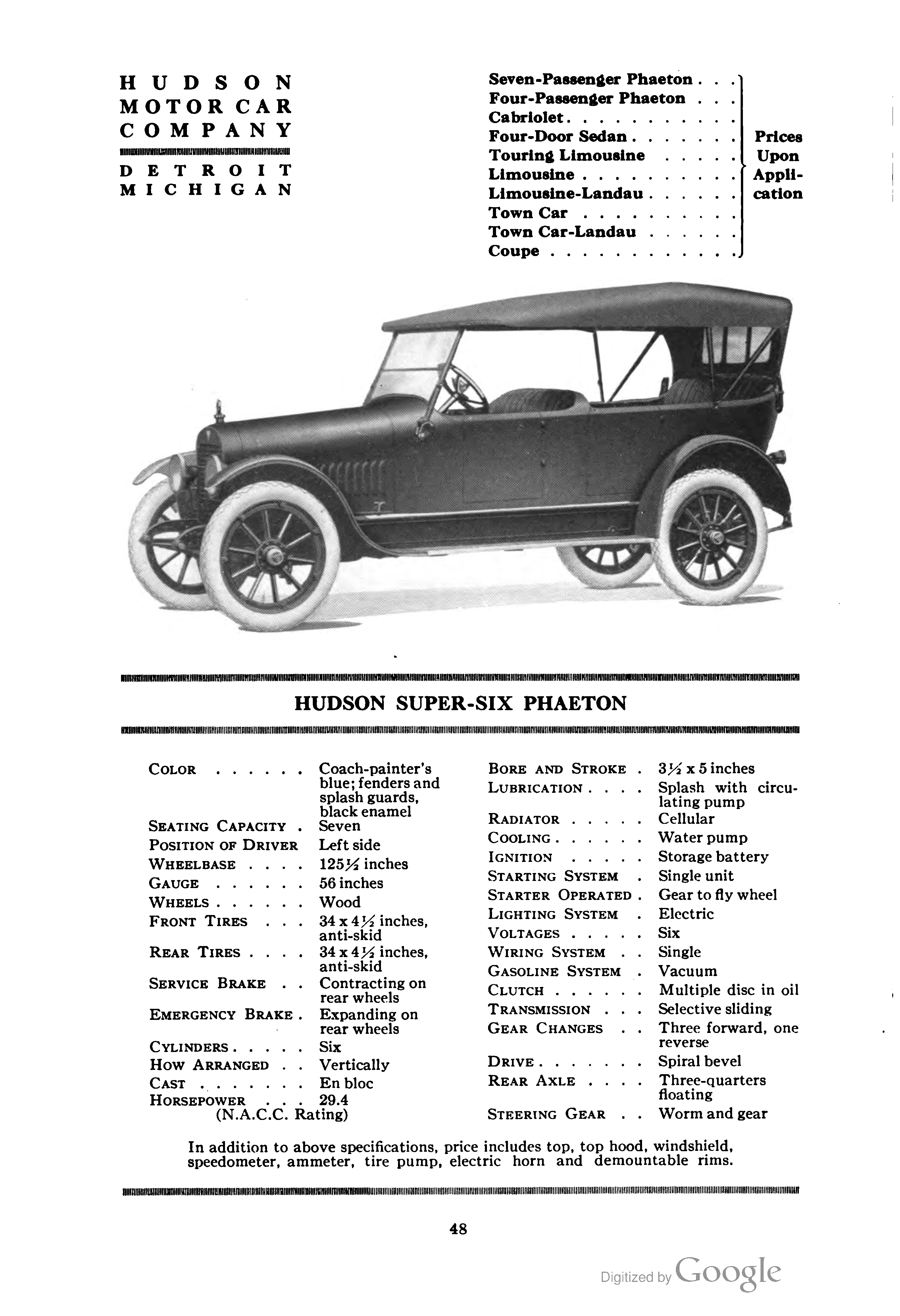 Hudson Super Six 1919 #2