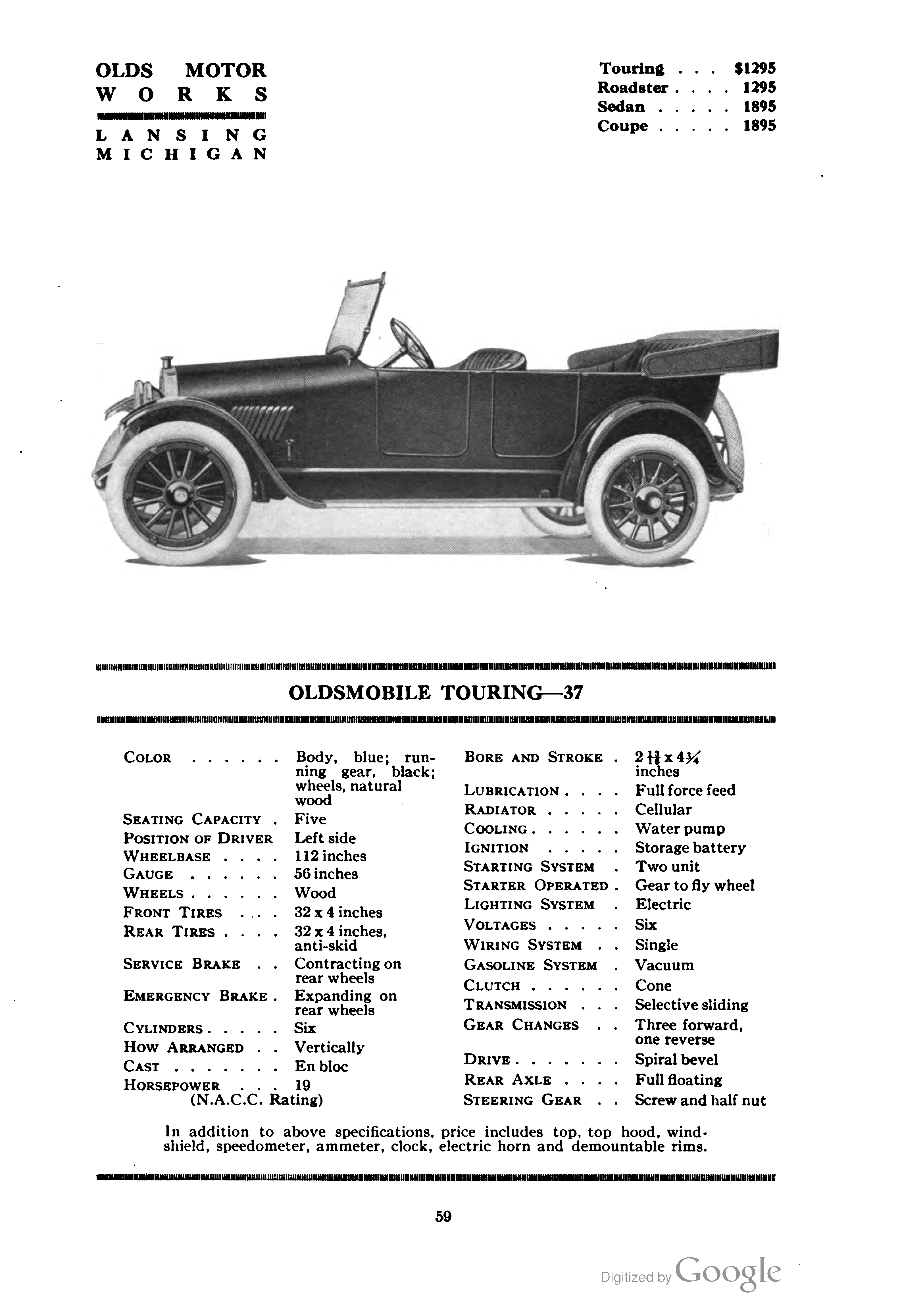 Oldsmobile Model 37 1919 #2