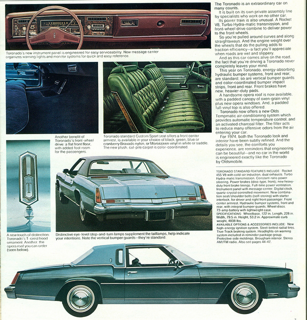 Oldsmobile Toronado 1974 #9