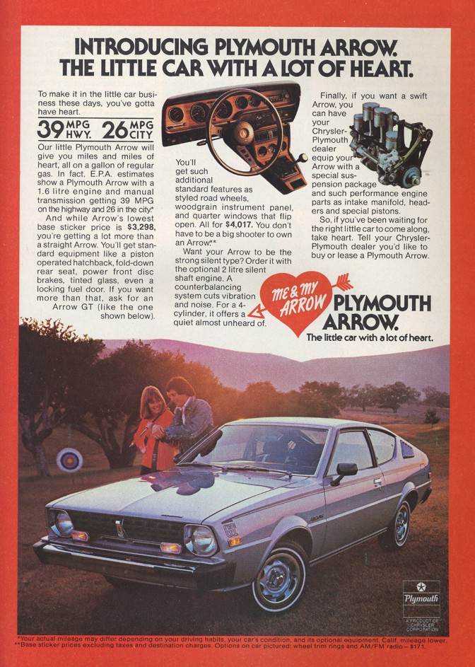 Plymouth Arrow 1977 #9