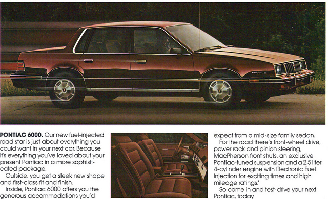 Pontiac 6000 1982 #2