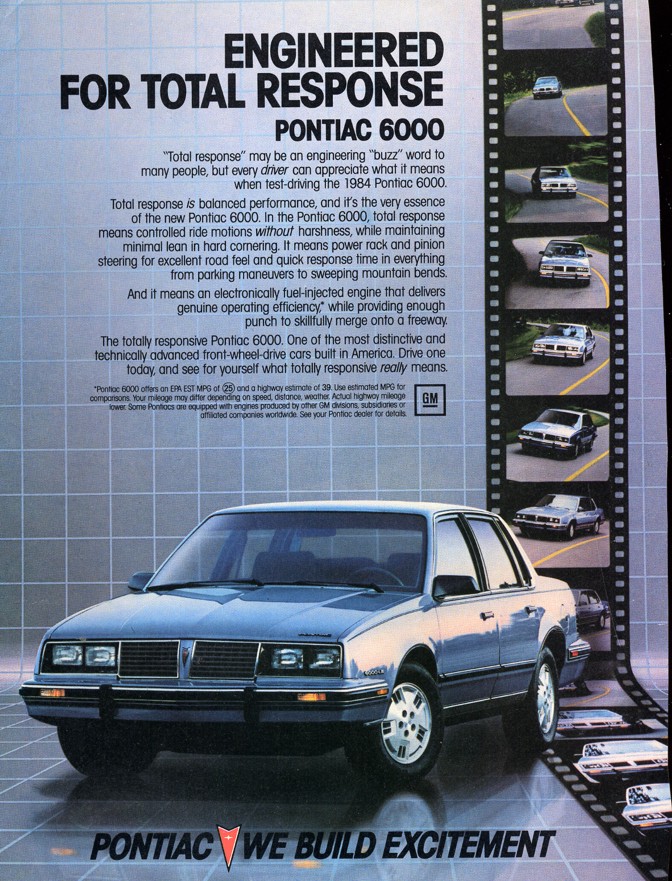 Pontiac 6000 1984 #4