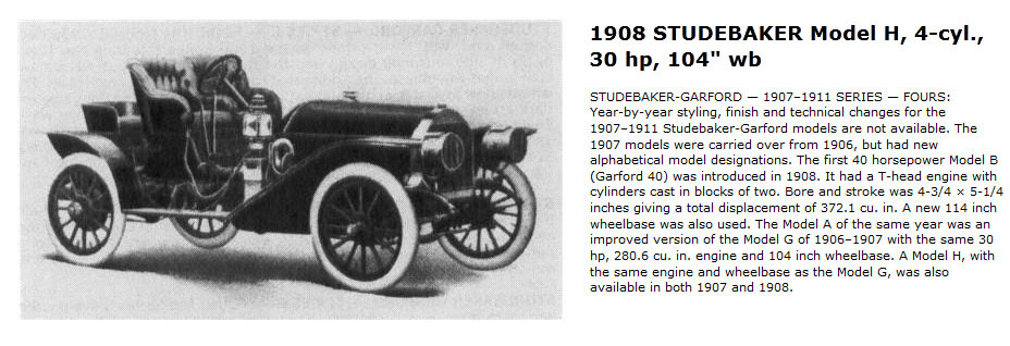 Studebaker Model H 1908 #14