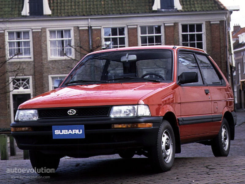 Subaru Justy 1989 #6