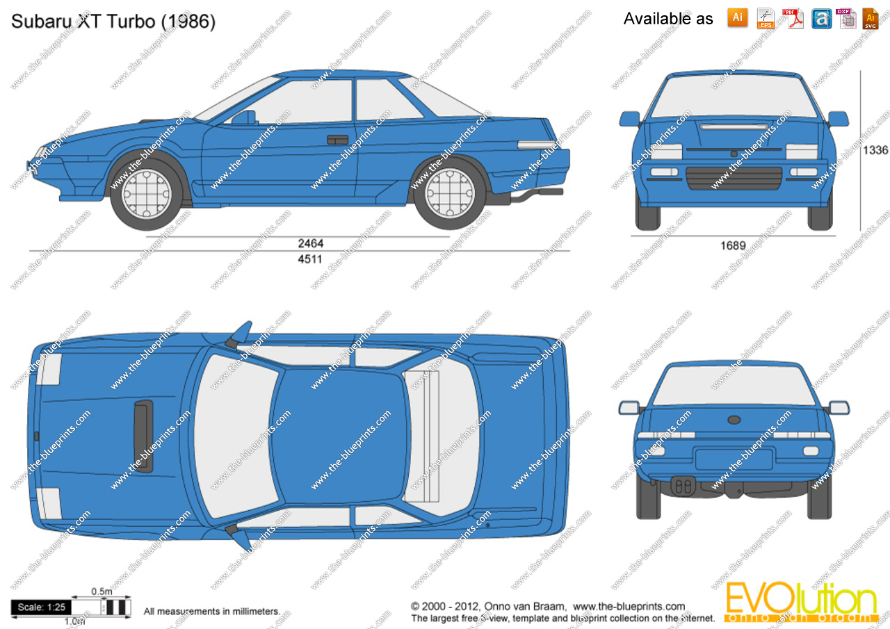 Subaru brat Blueprint