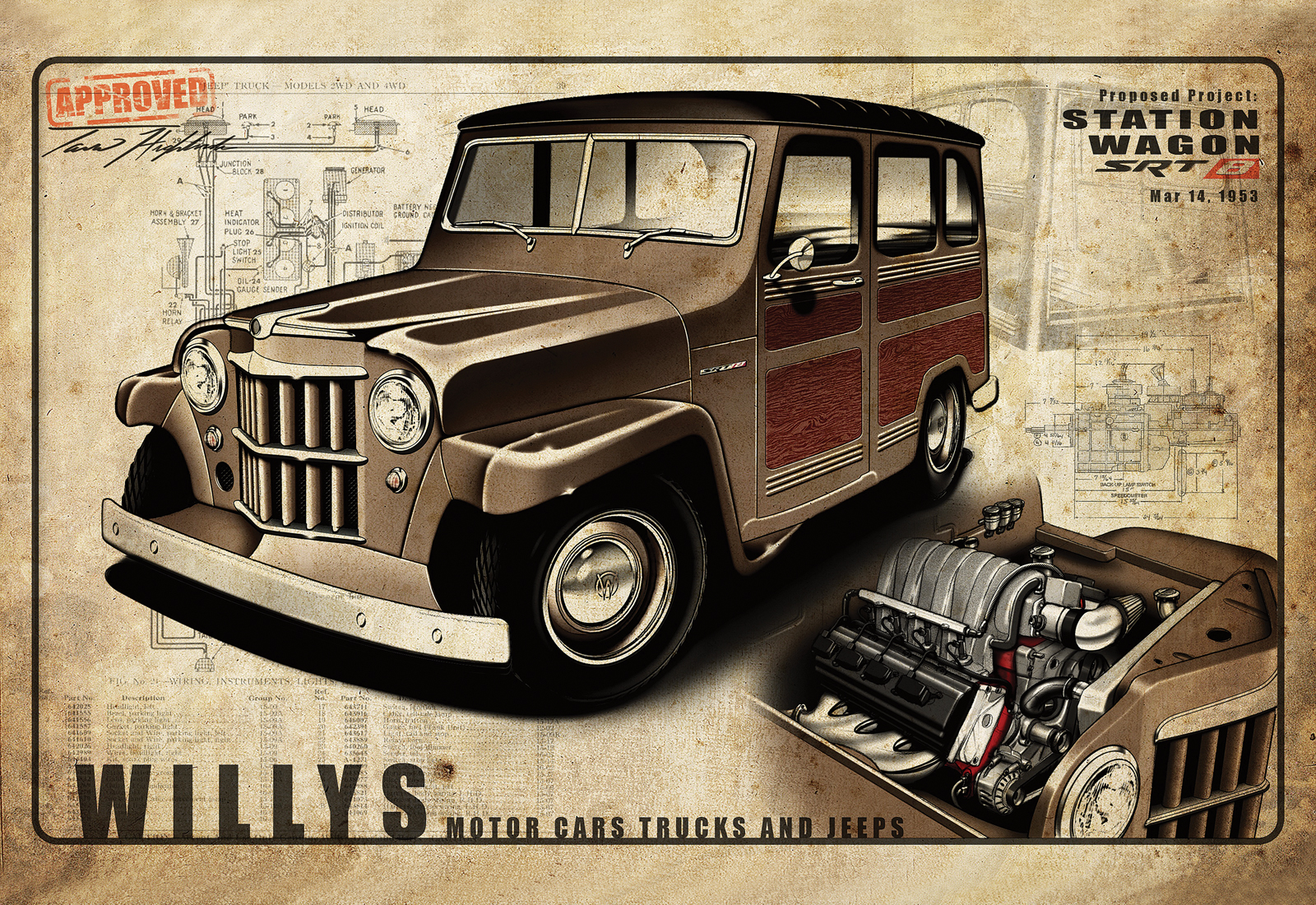 Willys Wagon 1953 #11
