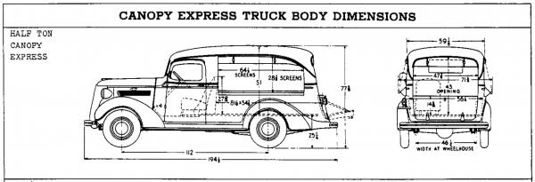 1938 Chevrolet Canopy Express