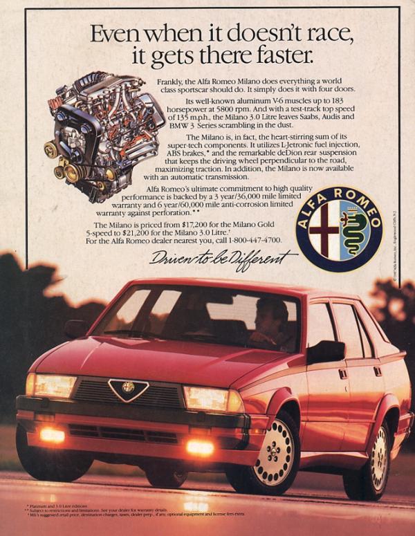 Alfa Romeo Milano 1988 #3