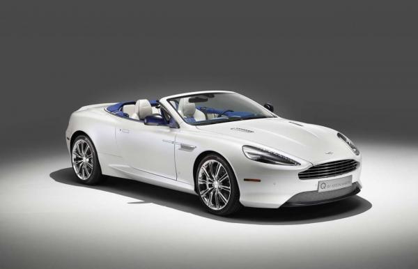 Aston Martin 2014 DB9 Volante painted in Morning Frost