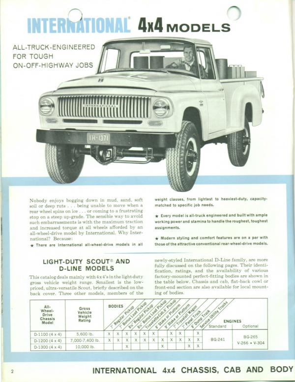 International D-1300 1965 #1