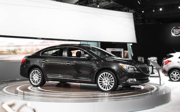 The world premiere of Buick 2014 LaCrosse sedan in New York