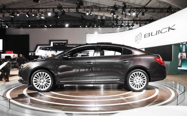 The world premiere of Buick 2014 LaCrosse sedan in New York